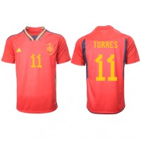 Fotbalové Dres Španělsko Ferran Torres #11 Domácí MS 2022 Krátký Rukáv